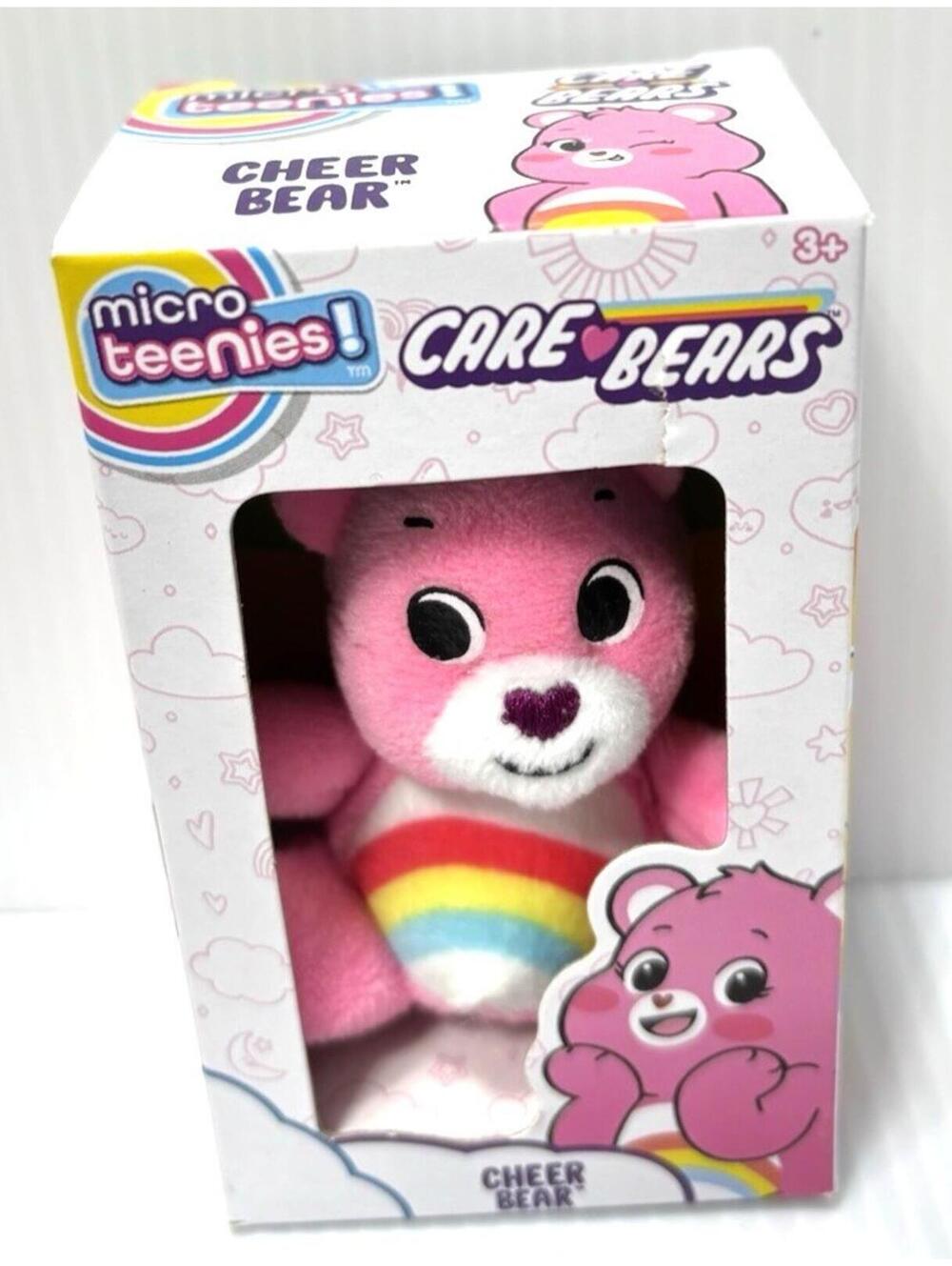 Care Bears Micro Plush Cheer Bear Mini Stuffed Toy Collectible 4" Cute Gift NEW